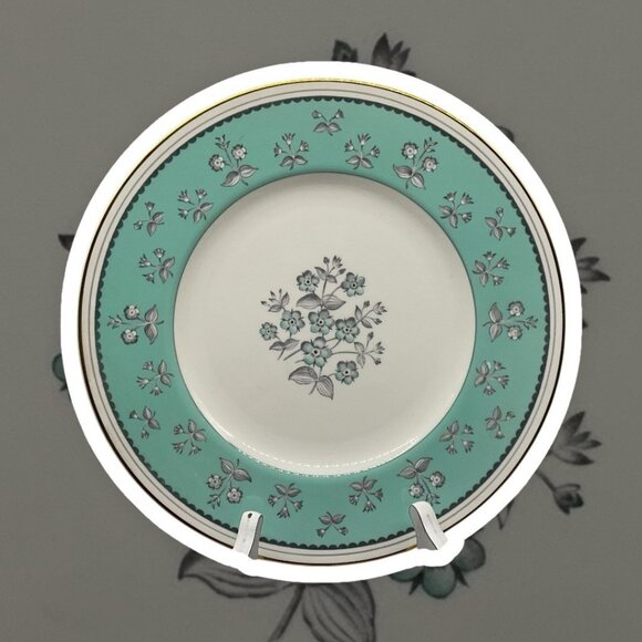 Wedgewood Bone China Pimpernel Pattern 10.5 Inch Dinner Plate Vintage Dinnerware - Picture 3 of 16